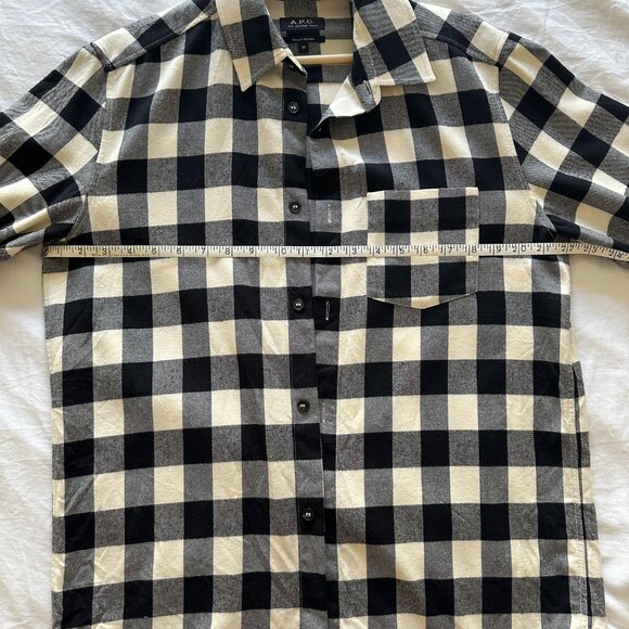 A.P.C Wool Checked Overshirt - Picture 8 of 8